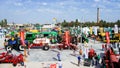 KROPIVNITSKIY; UKRAINE Ã¢â¬â 22 September; 2017: Panoramic view agricultural exhibition Agroexpo-2017. Exhibitors, Visitors